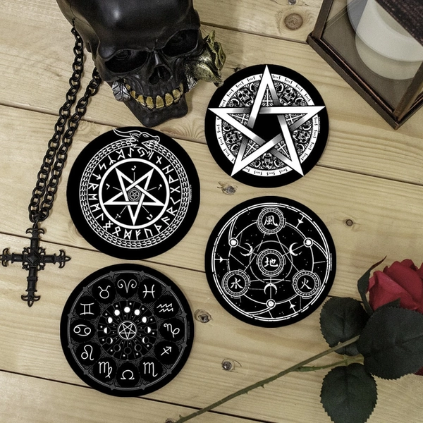 Pentagram 4 Piece Coaster Set