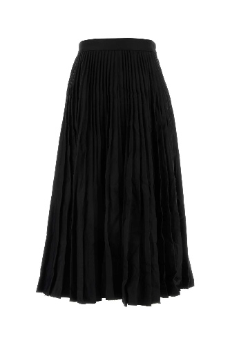 Black wool skirt - 38 FR