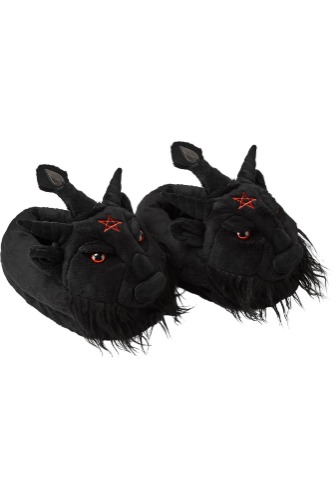 Dark Lord Slippers - S-M / Black / 100% Polyester