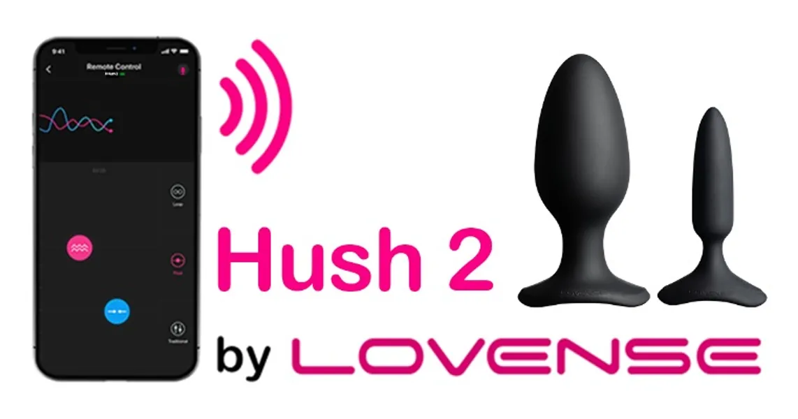 Hush 2 by Lovense. The world's first app remote control vibrating butt plug