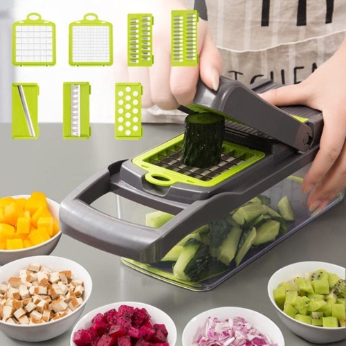 Multifunction Vegetable Fruit Slicer Chopper Food Container