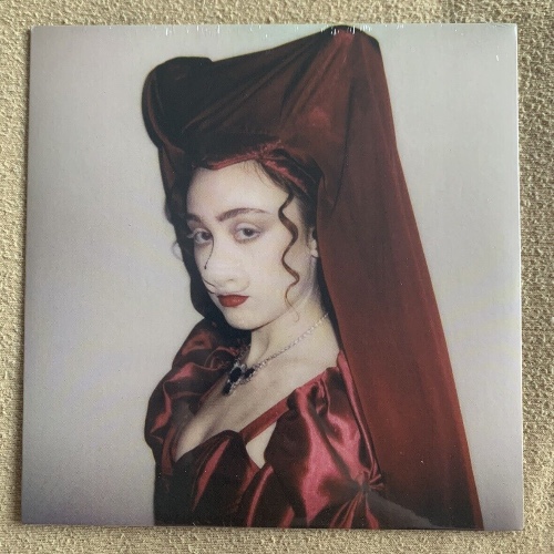 Chappell Roan GOOD LUCK, BABE!: LIMITED OPAQUE RED VINYL 7" SINGLE IN HAND