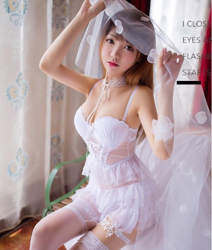 Layered Lingerie Set - White Set