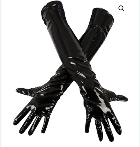 Mustat PVC-käsineet I PVC gloves