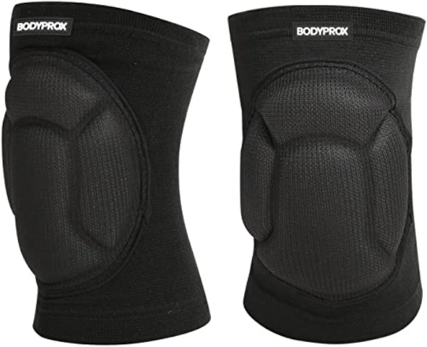 Bodyprox Protective Knee Pads, Thick Sponge Anti-slip, Collision Avoidance Knee Sleeve - Large