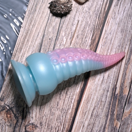 Selopa Stuck On You Vibrating Tentacle Dildo - Sky Blue