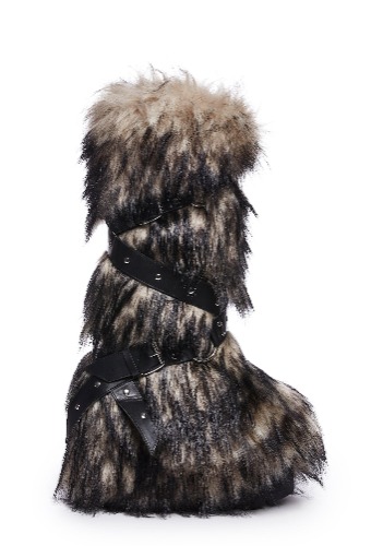 Wild Instincts Faux Fur Boots - Brown | US 11