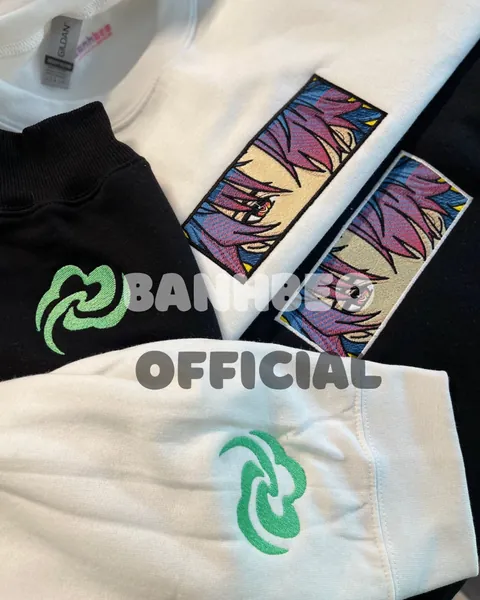 Honkai Star Rail Blade Embroidered Crewneck + Sleeve