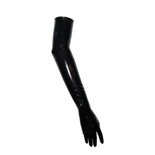 Long Streamline Latex Gloves READY TO SHIP | L / Black