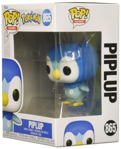 Funko Pop! Games: Pokemon - Piplup, Multicolor, 62264 - 