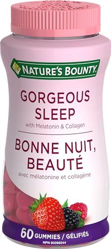 Nature's Bounty Gorgeous Sleep Gummy with Melatonin & Collagen, 60 Gummies