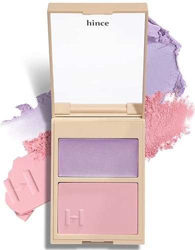 hince True Dimension Layering Cheek - Cream & Pressed Powder 2 Different Shades & Textures - Silky Seamless Long Lasting Blush Makeup - Muted Beige & Elegant Rose Beige (1, DREAMLIKE, L003) - 0.33 Ounce (Pack of 1) - DREAMLIKE - 1