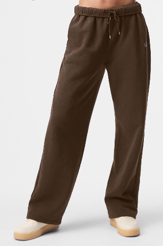 Accolade Straight Leg Sweatpant - Espresso | Espresso / XXS