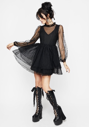 Headhunter Frill Neck Mini Dress | US 2