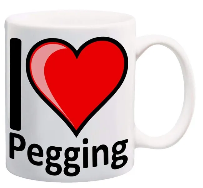 I Love Pegging 11oz Ceramic Mug