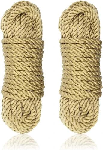 Amazon.com: ClearUmm 2 Pack Soft Cotton Rope Cord Multicolor Multipurpose Craft Rope - 32 Feet/10M 8mm (Yellow) : Tools & Home Improvement