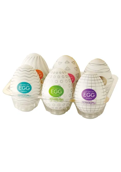 TENGA Egg Variety Pack 6 Units, Multicoloured