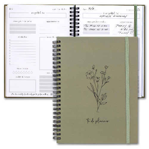 Simplified To Do List Planner Notebook - Easily Organize Your Daily Tasks And Boost Productivity - The Perfect Minimalistic Daily Journal And Undated Office Supplies Checklist For Women - Darkgreen