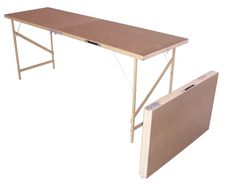 Wooden Hardboard Folding Wallpaper Paste Pasting Table