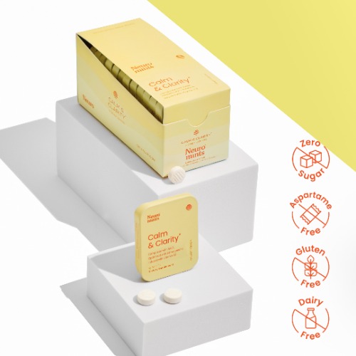 Calm & Clarity Mints - Honey Lemon / 12 pack (144 pc)