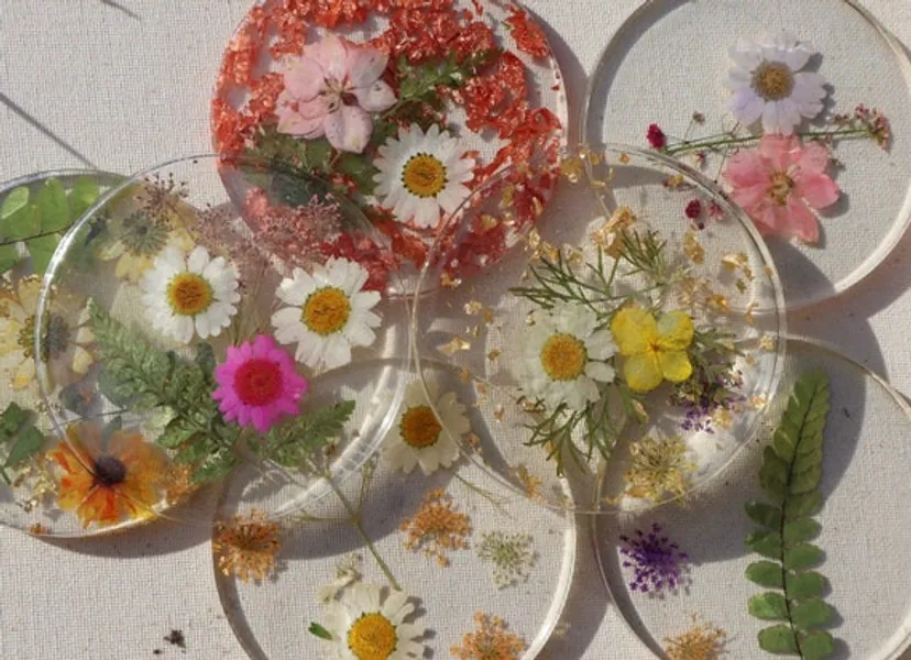 Customize Your Own Real Dried and Pressed Flowers Resin | Etsy