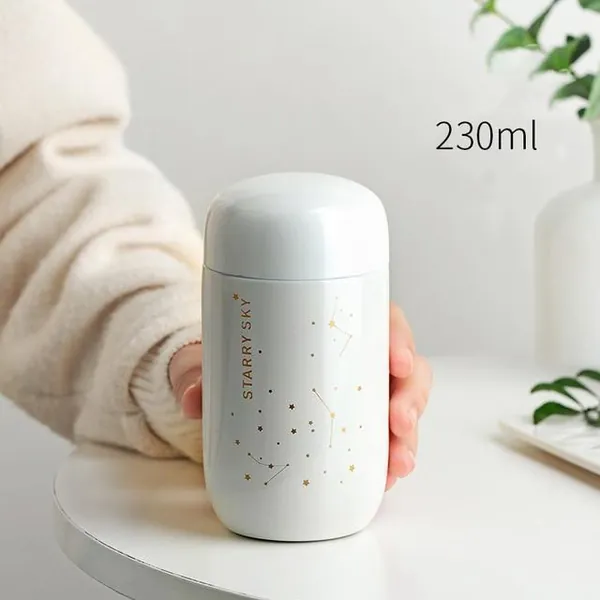 STARRY SKY MINI COFFEE MUG by Brown Shots Coffee - White