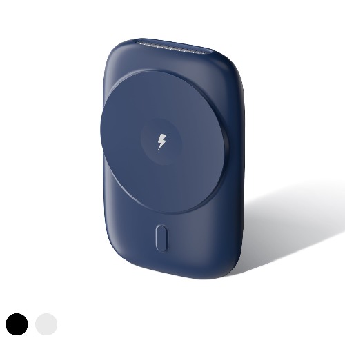 Brookstone Magnetic Charging Wireless Power Bank with Stand & 5000mAh Portable Magnetic Power Bank Charger Fast Charger Battery Pack for iPhone 15,14,13,12 Pro Max,for All iWatch… - Blue