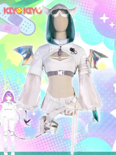 Virtual YouTuber VTuber Hololive Tokoyami Towa Punk Uniform Outfits Anime Cosplay Costumes