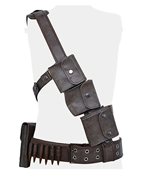 miccostumes Men's Survivor Cosplay Belts Set - men large
