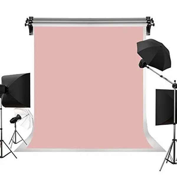 Kate 8ft×10ft Solid Light Pink Backdrop Portrait Photography Background for Photography Studio Children and Headshots Light Pink Backdrop Background for Photography Photo Booth