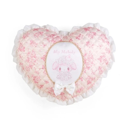 My Melody Quilted Throw Pillow (White Strawberry Series)