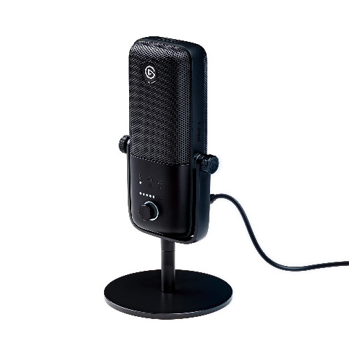Elgato Wave:3 - Premium Studio Quality USB Condenser Microphone for Streaming, Podcast, Gaming and Home Office, Free Mixer Software, Sound Effect Plugins, Anti-Distortion, Plug ’n Play, for Mac, PC - Wave:3