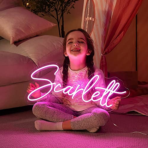 Custom Neon Signs, Personalized Handmade Led Neon Sign Customizable for Wall Decor, Custom Neon Lights with Name for Wedding, Birthday, Party, Bedroom Gifts (Optional 10" to 60")
