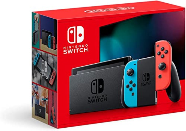 Nintendo Switch™ with Neon Blue and Neon Red Joy‑Con™ (New Box) - Neon Blue and Neon Red