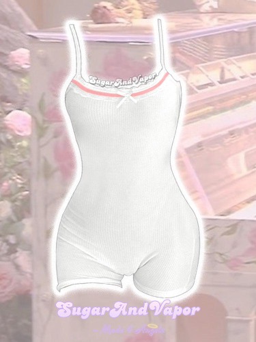 Cherie Bownot Girly Romper | White / S