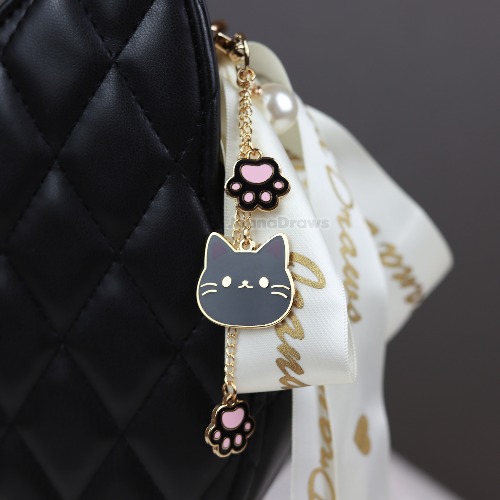 Black Cat Bag Charm | Default Title