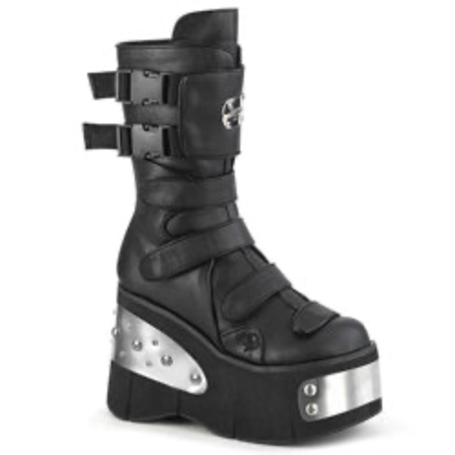 Kera-108 | Black Vegan Leather / 8