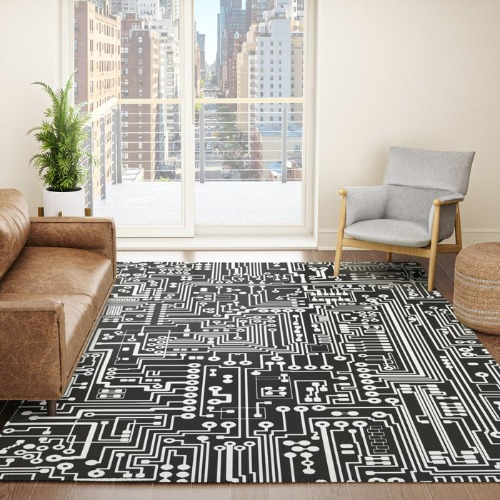 Circuit Board Rug 8 x 10