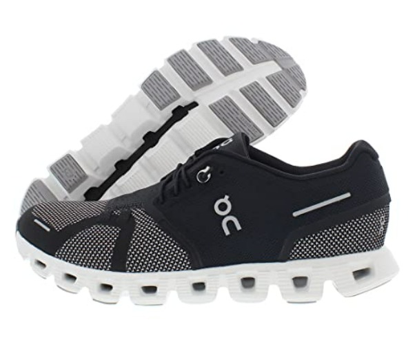 On Women's Cloud 5 Sneakers - 8 - Black | Alloy