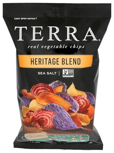 Terra, Heritage Blend Chips, 5 Ounce - Heritage Blend with Sea Salt - 5 Ounce (Pack of 1)