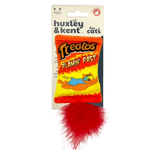 Huxley & Kent Cat Toy | Treatos Snacks | Strong Catnip Filled Cat Toy | Soft Plush Kitty Toy with Catnip and Crinkle | Kittybelles - Treatos Snacks