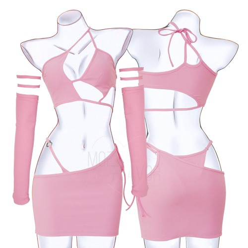 Pastel Succubus All Out Set - Pink / S/M