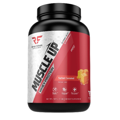 Muscle Up Whey Protein (2lb) - Salted Caramel