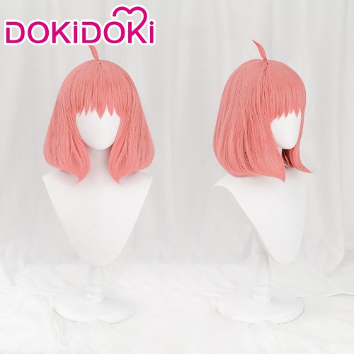 DokiDoki Manga Cosplay Wig Halloween Cute Short Pink | Wig Only-Order Processing Time Refer to Description Page