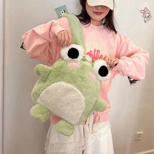 Plush Froggy Backpack - Big
