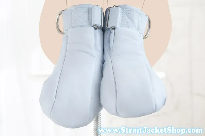 Blue Restraining Booties
