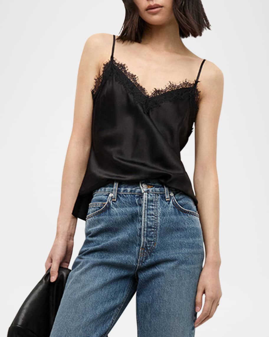 Ciarlo Stretch-Silk Top