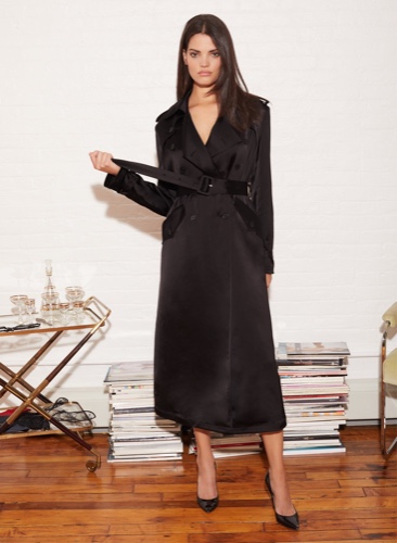 Eco Luxe Trench Coat | black / 8