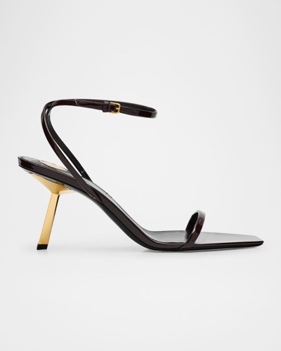 Lee Leather Ankle-Strap Sandals