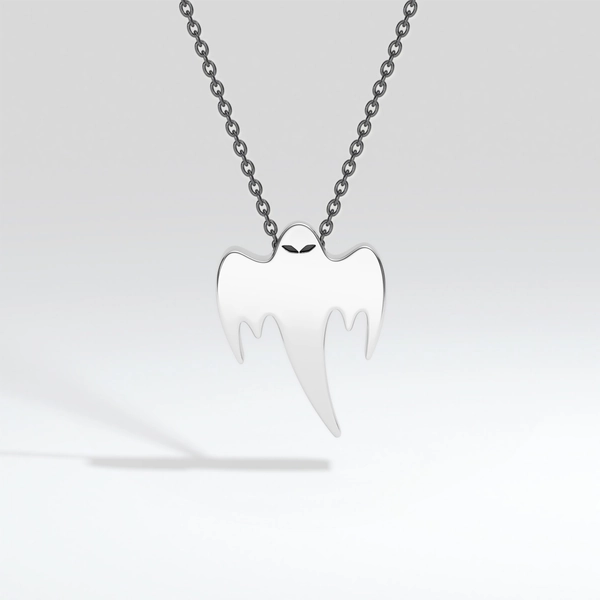 Ghost Pendant - Silver